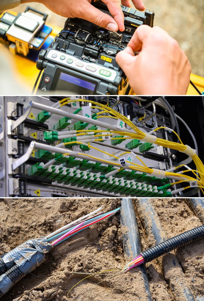NBN Fibre Optic Splice Underground Aerial Damage Warehouse